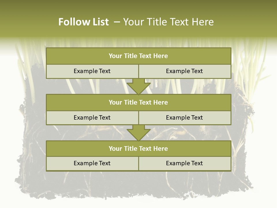 Growing Background Spring PowerPoint Template
