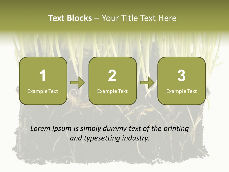 Growing Background Spring PowerPoint Template