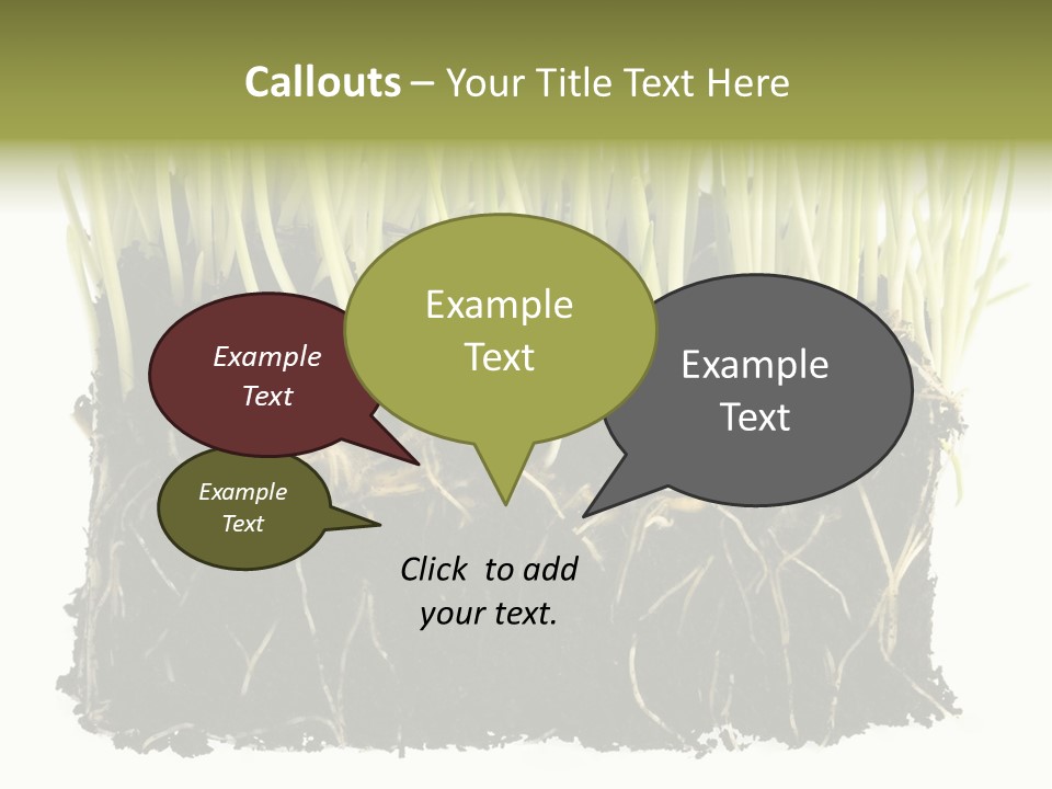 Growing Background Spring PowerPoint Template