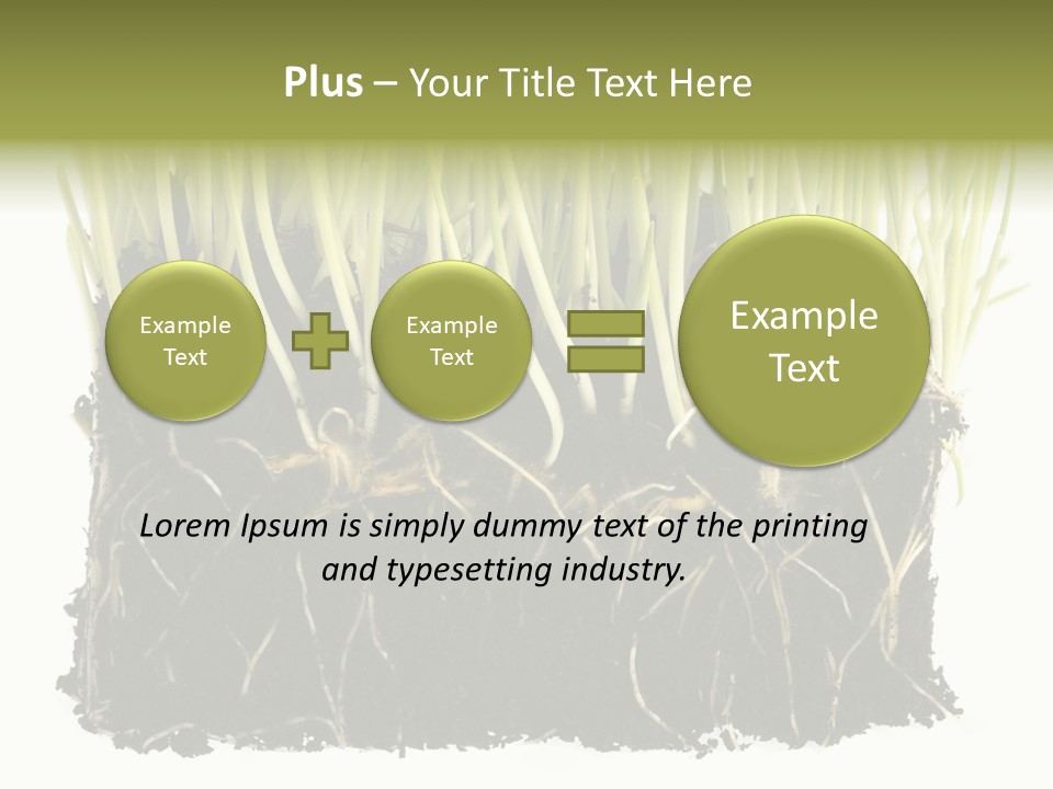 Growing Background Spring PowerPoint Template