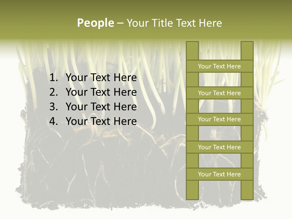 Growing Background Spring PowerPoint Template