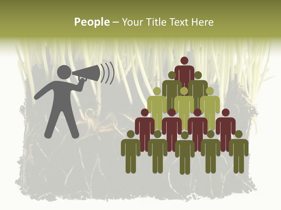 Growing Background Spring PowerPoint Template