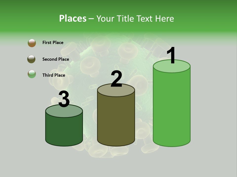 A Green And Yellow Corona Corona Powerpoint Presentation PowerPoint Template