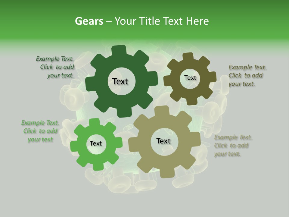 A Green And Yellow Corona Corona Powerpoint Presentation PowerPoint Template