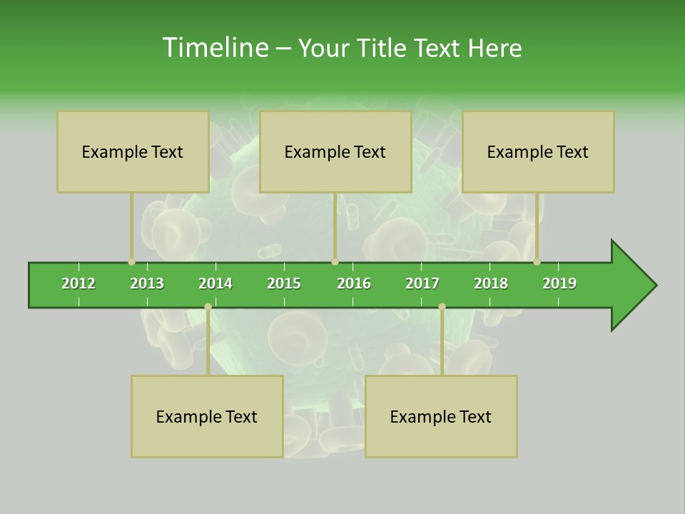 A Green And Yellow Corona Corona Powerpoint Presentation PowerPoint Template