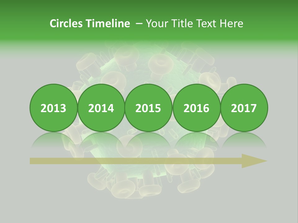 A Green And Yellow Corona Corona Powerpoint Presentation PowerPoint Template