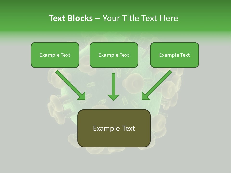 A Green And Yellow Corona Corona Powerpoint Presentation PowerPoint Template