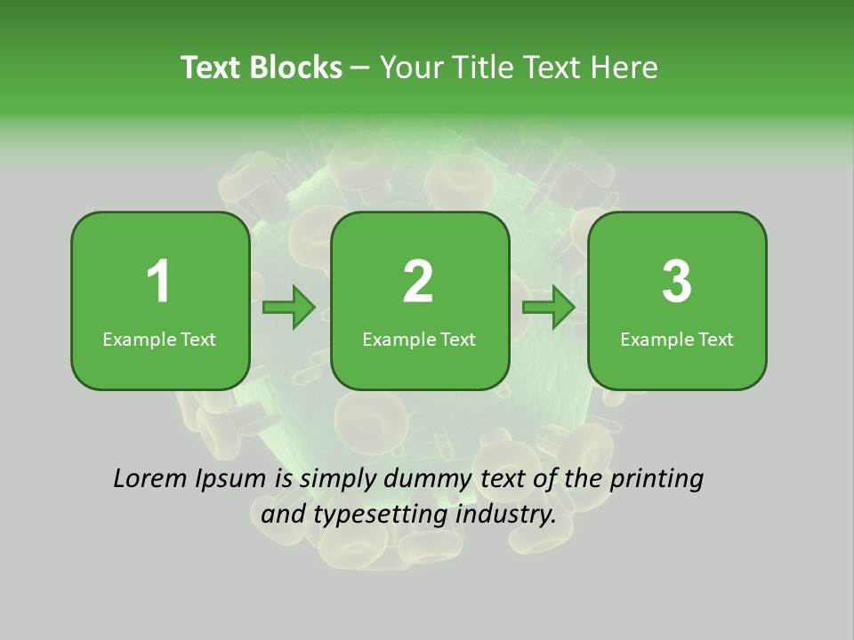 A Green And Yellow Corona Corona Powerpoint Presentation PowerPoint Template