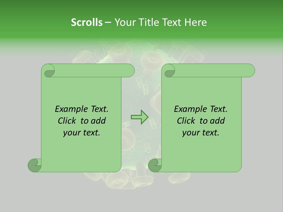 A Green And Yellow Corona Corona Powerpoint Presentation PowerPoint Template