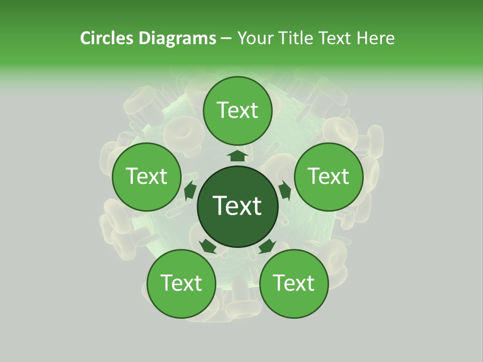 A Green And Yellow Corona Corona Powerpoint Presentation PowerPoint Template
