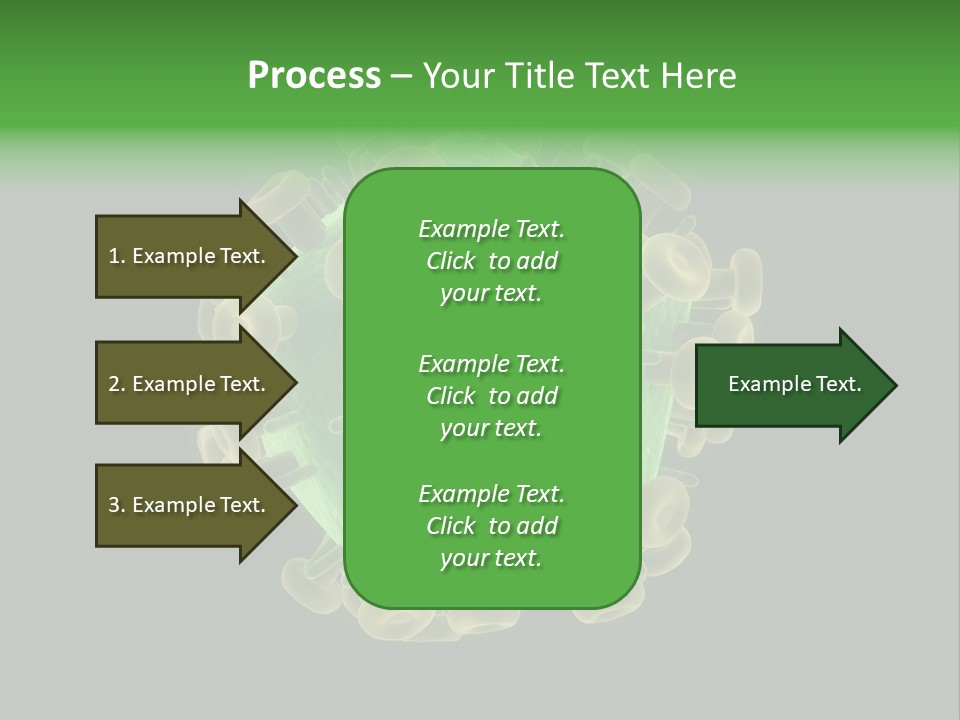 A Green And Yellow Corona Corona Powerpoint Presentation PowerPoint Template