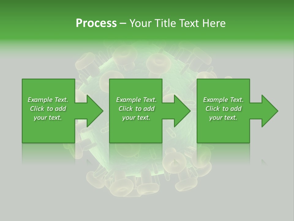 A Green And Yellow Corona Corona Powerpoint Presentation PowerPoint Template