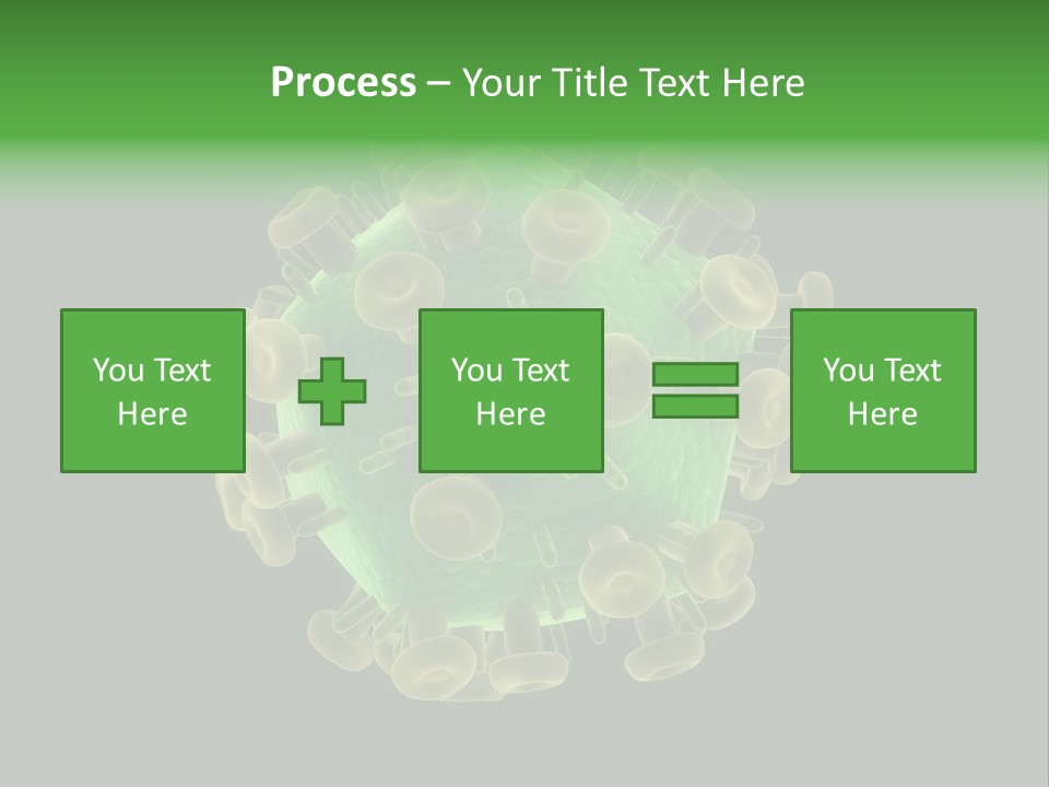 A Green And Yellow Corona Corona Powerpoint Presentation PowerPoint Template