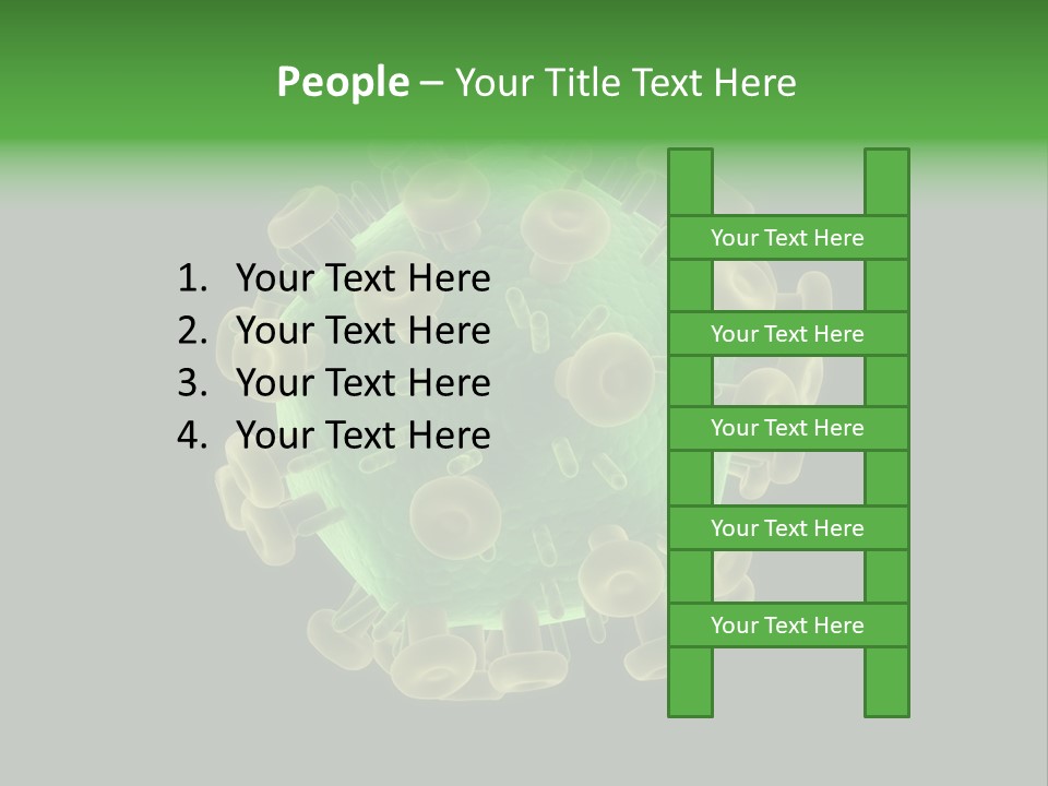 A Green And Yellow Corona Corona Powerpoint Presentation PowerPoint Template