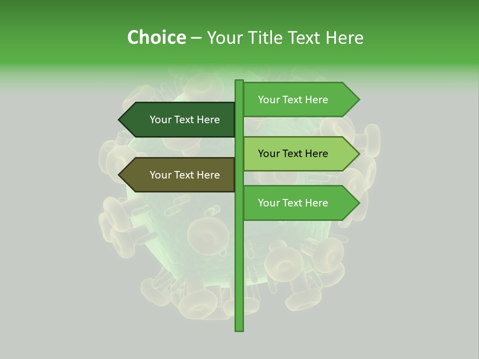 A Green And Yellow Corona Corona Powerpoint Presentation PowerPoint Template