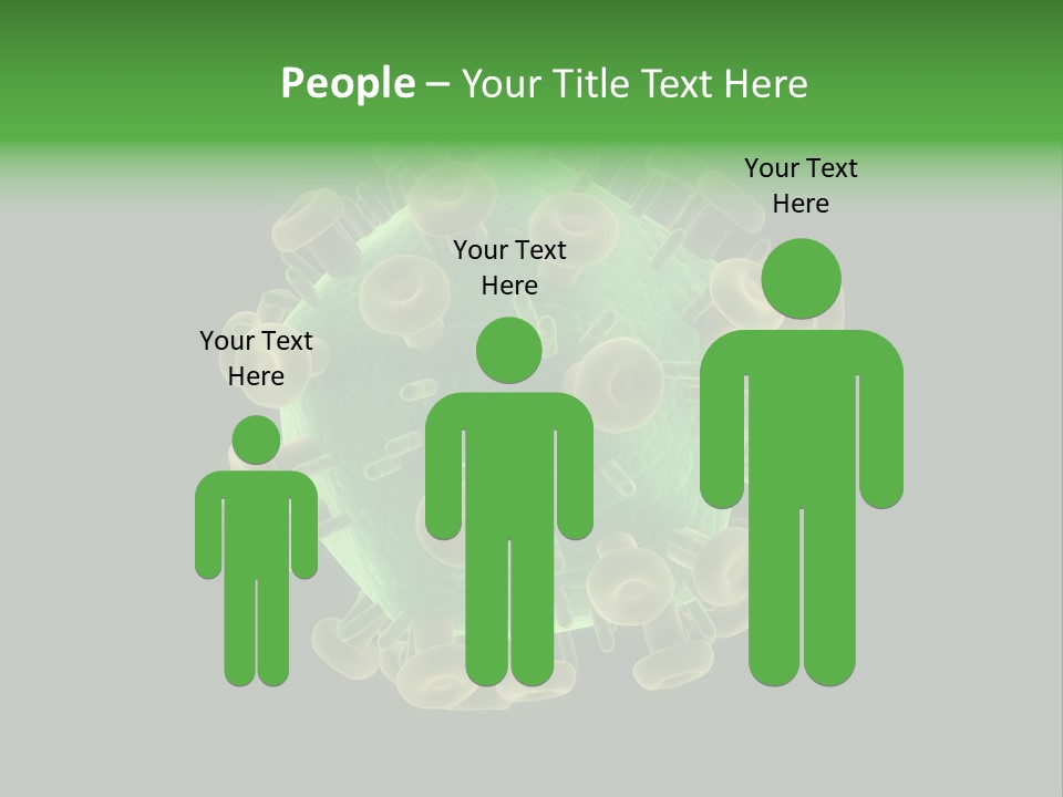 A Green And Yellow Corona Corona Powerpoint Presentation PowerPoint Template