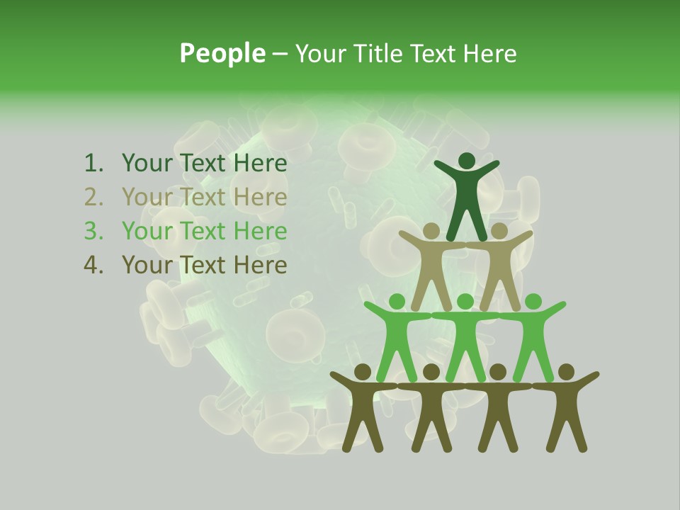 A Green And Yellow Corona Corona Powerpoint Presentation PowerPoint Template