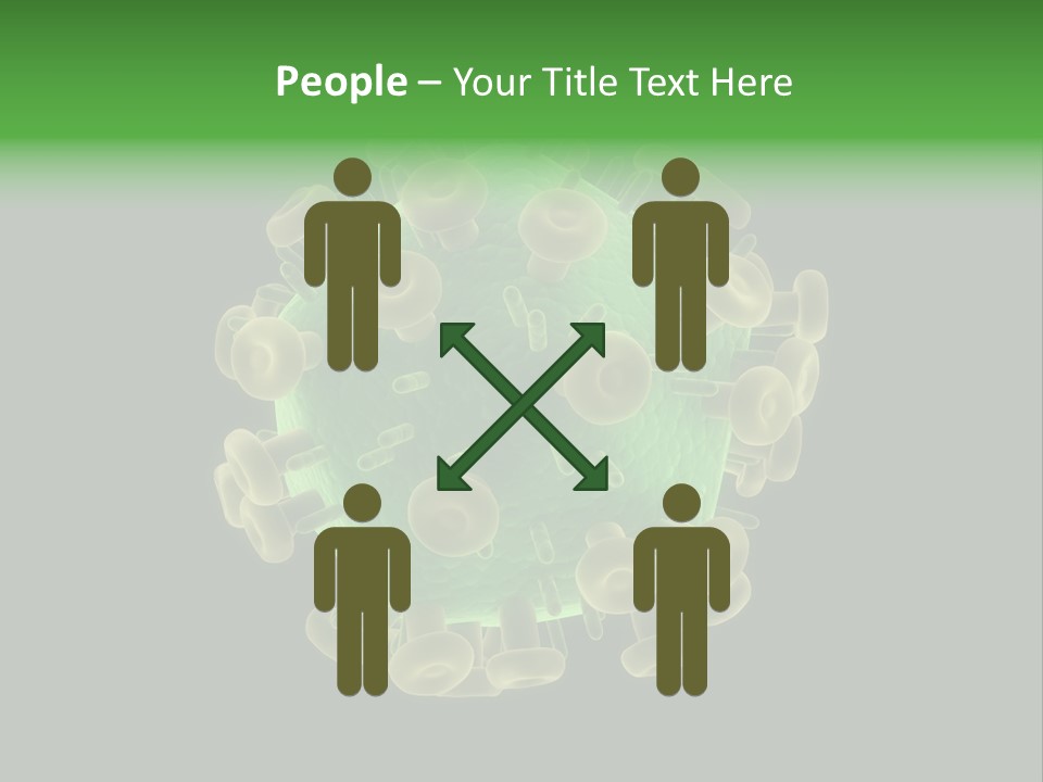 A Green And Yellow Corona Corona Powerpoint Presentation PowerPoint Template