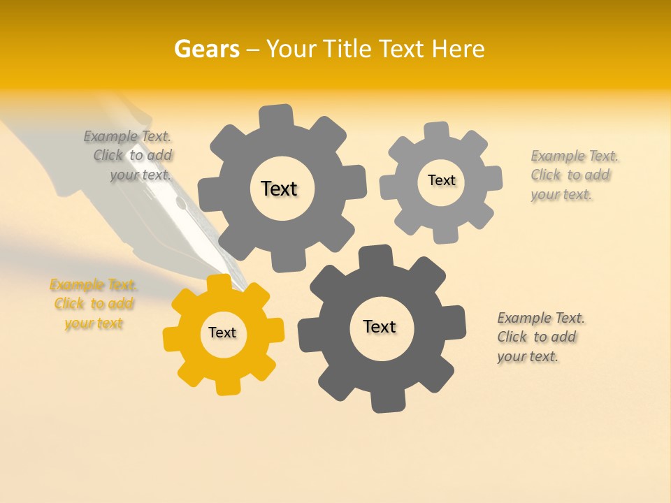Family Boston Ducks PowerPoint Template