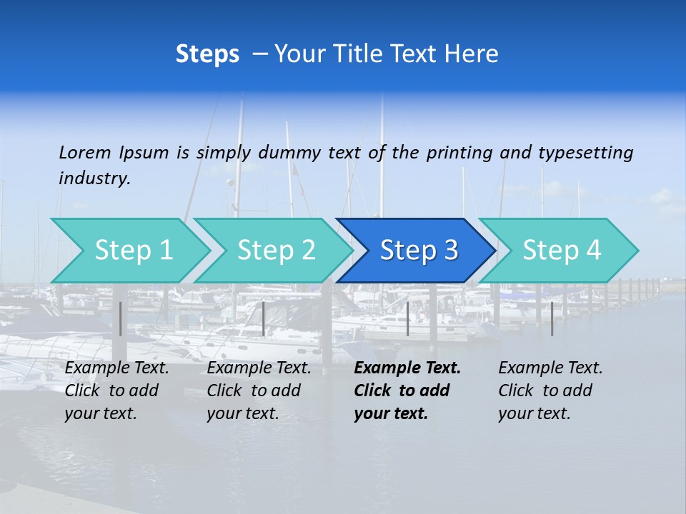 Nautical Leisure Illinois PowerPoint Template