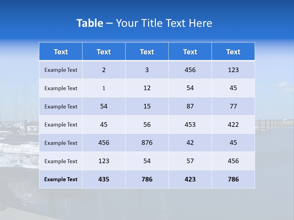 Nautical Leisure Illinois PowerPoint Template