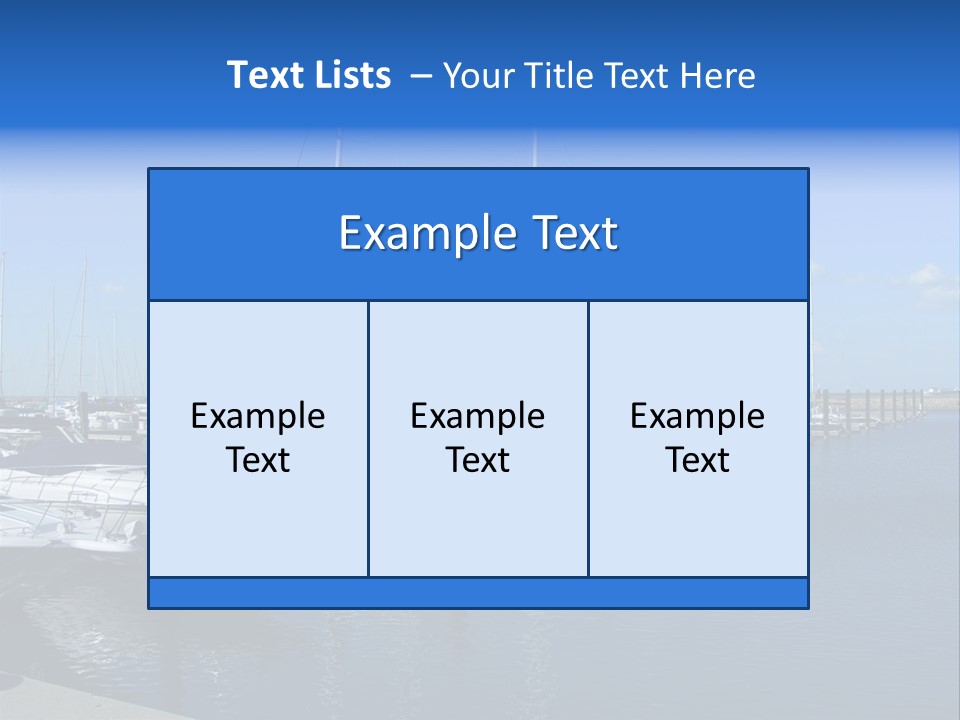 Nautical Leisure Illinois PowerPoint Template