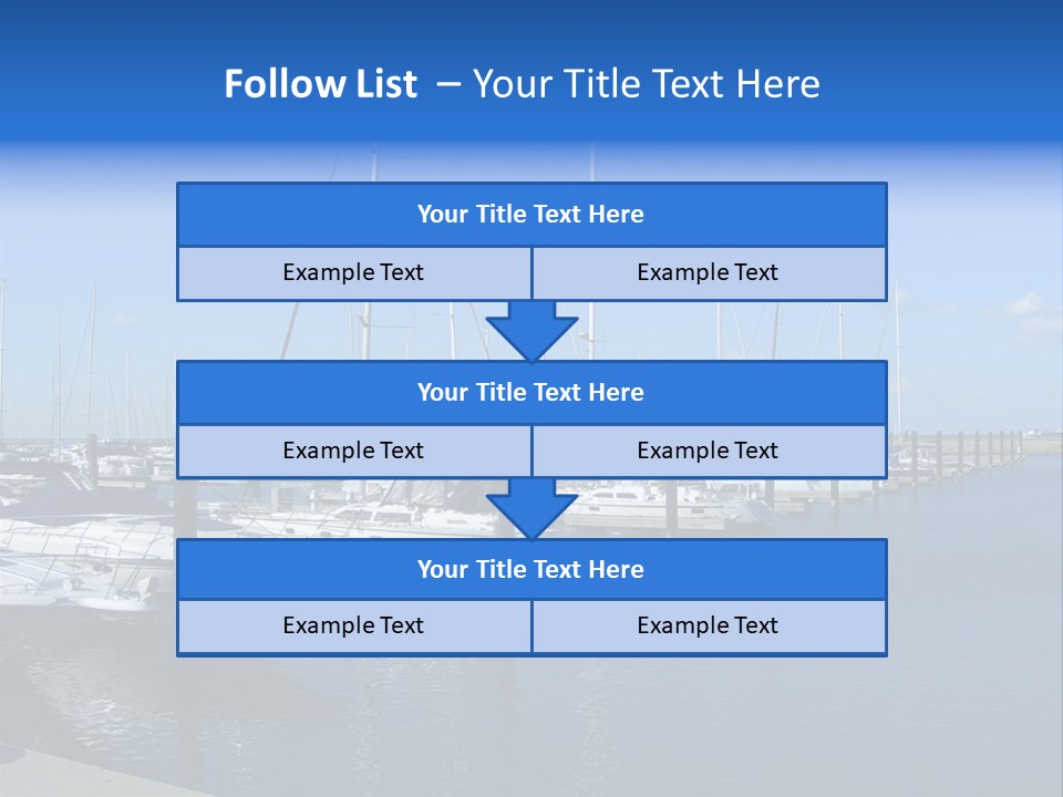 Nautical Leisure Illinois PowerPoint Template