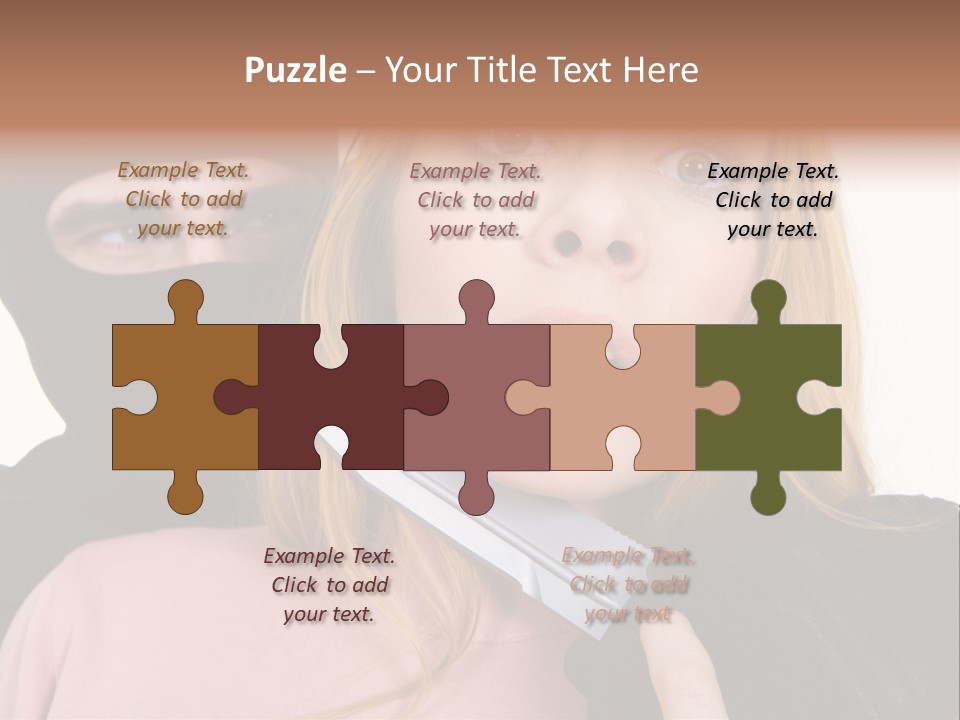 Violence Man Danger PowerPoint Template