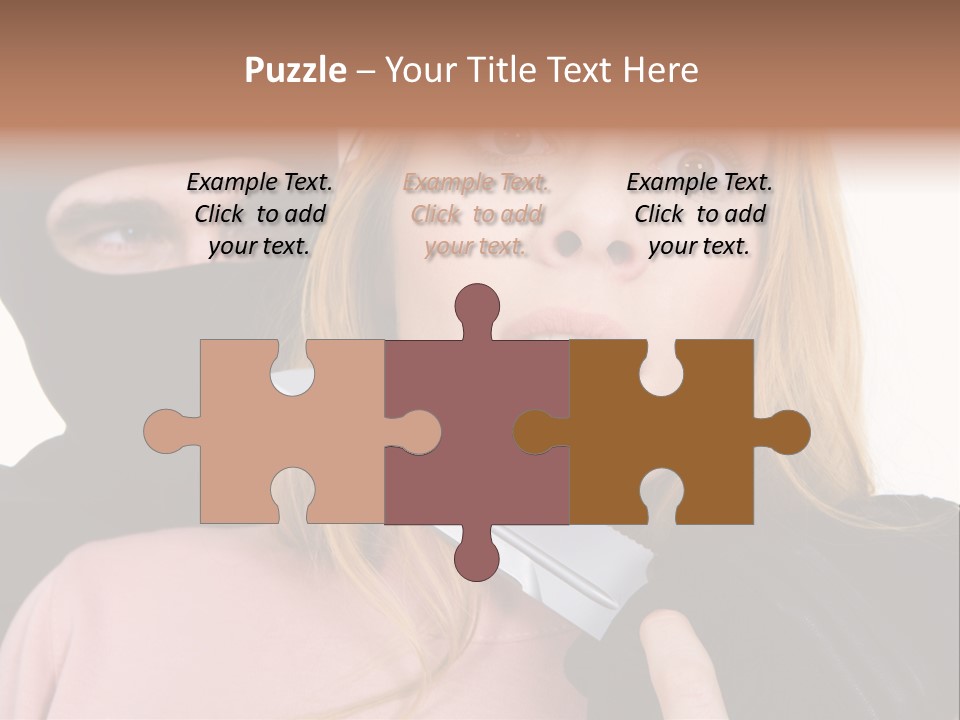 Violence Man Danger PowerPoint Template