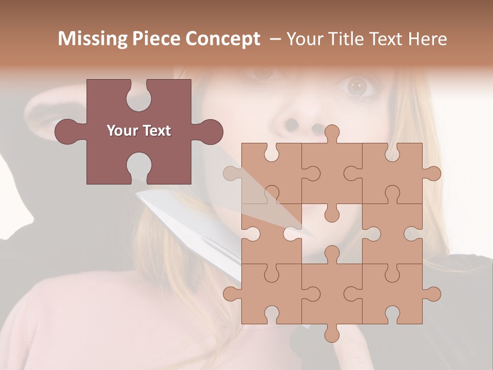 Violence Man Danger PowerPoint Template