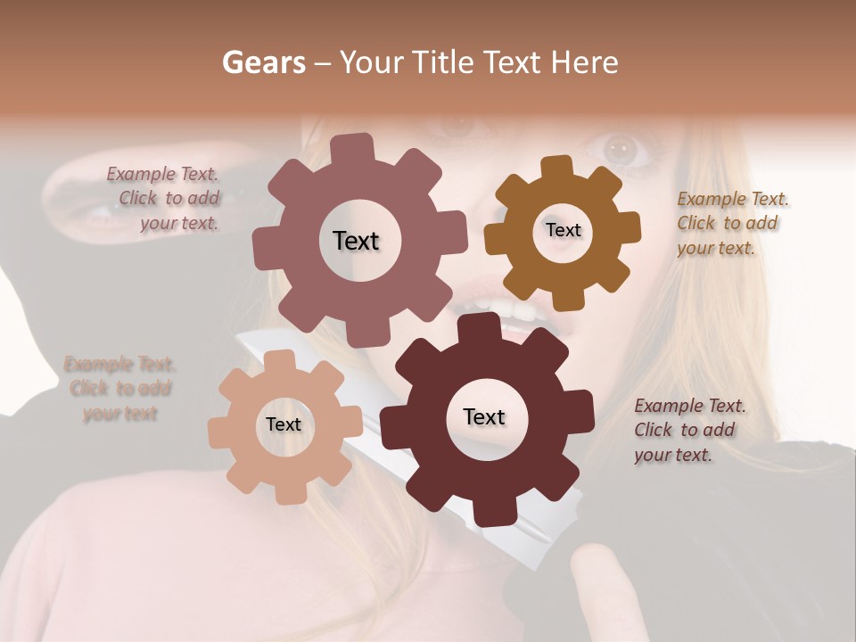 Violence Man Danger PowerPoint Template