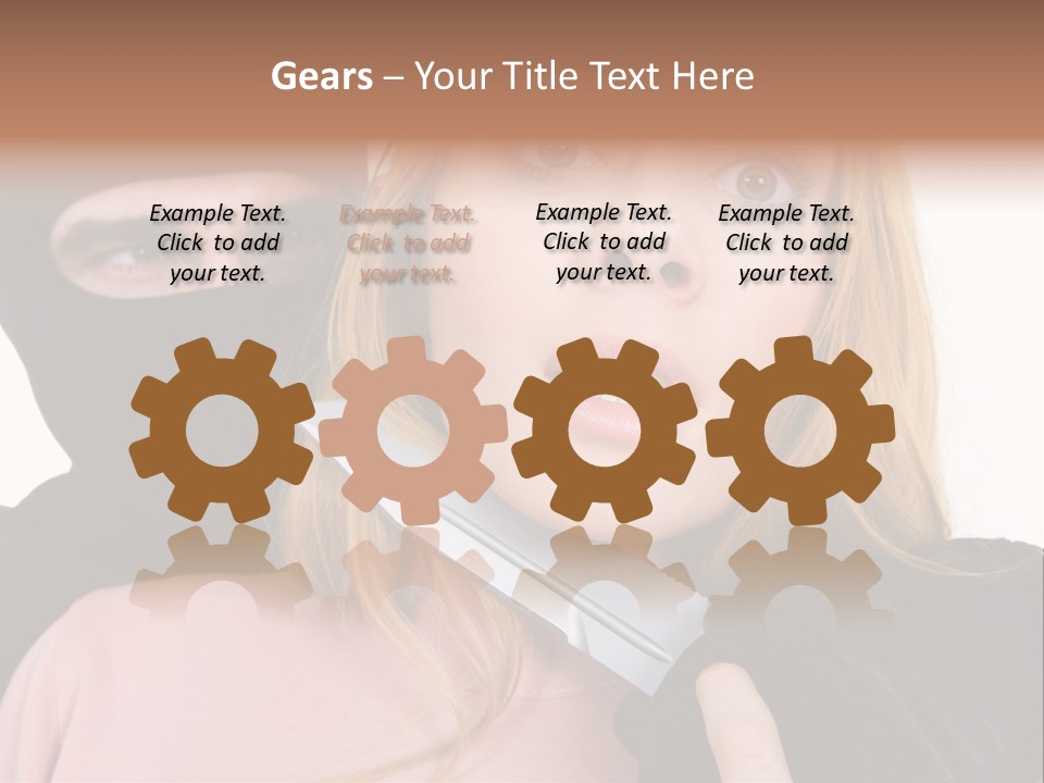 Violence Man Danger PowerPoint Template