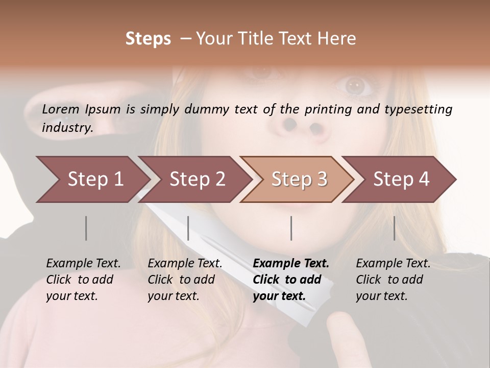 Violence Man Danger PowerPoint Template