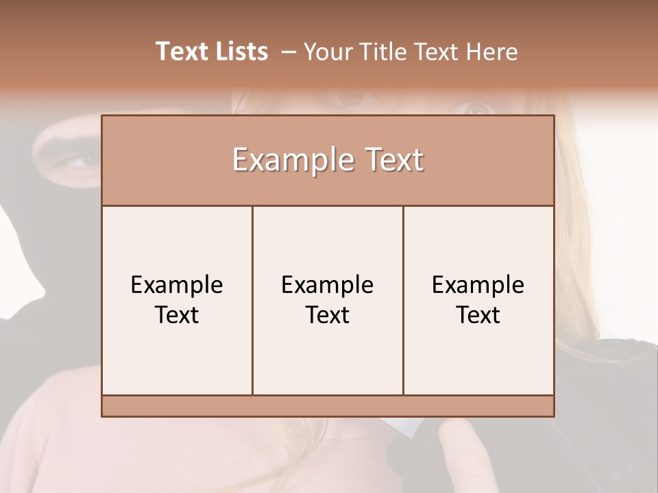 Violence Man Danger PowerPoint Template