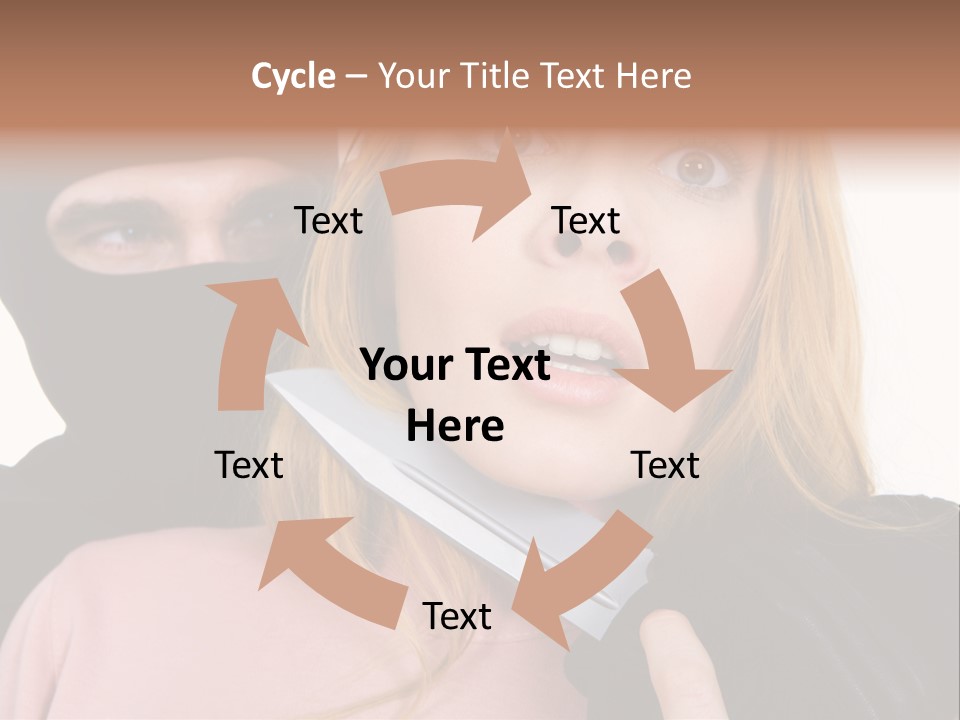 Violence Man Danger PowerPoint Template