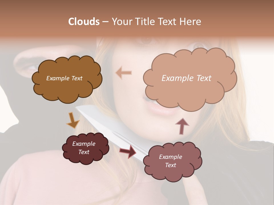 Violence Man Danger PowerPoint Template
