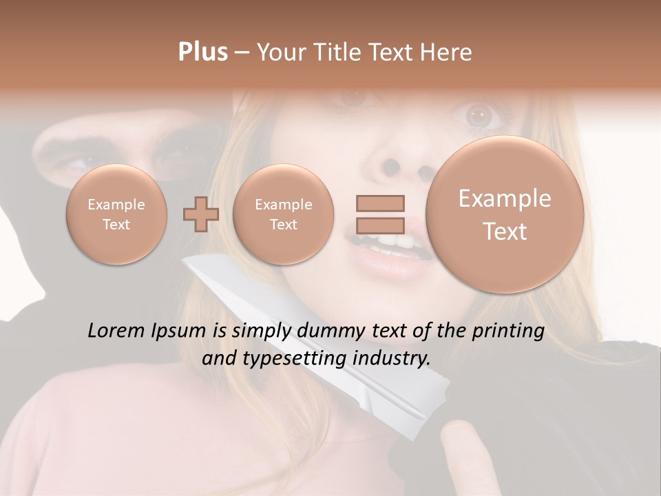 Violence Man Danger PowerPoint Template