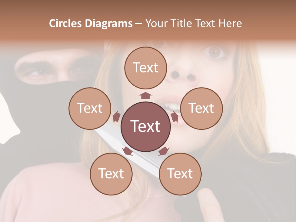 Violence Man Danger PowerPoint Template