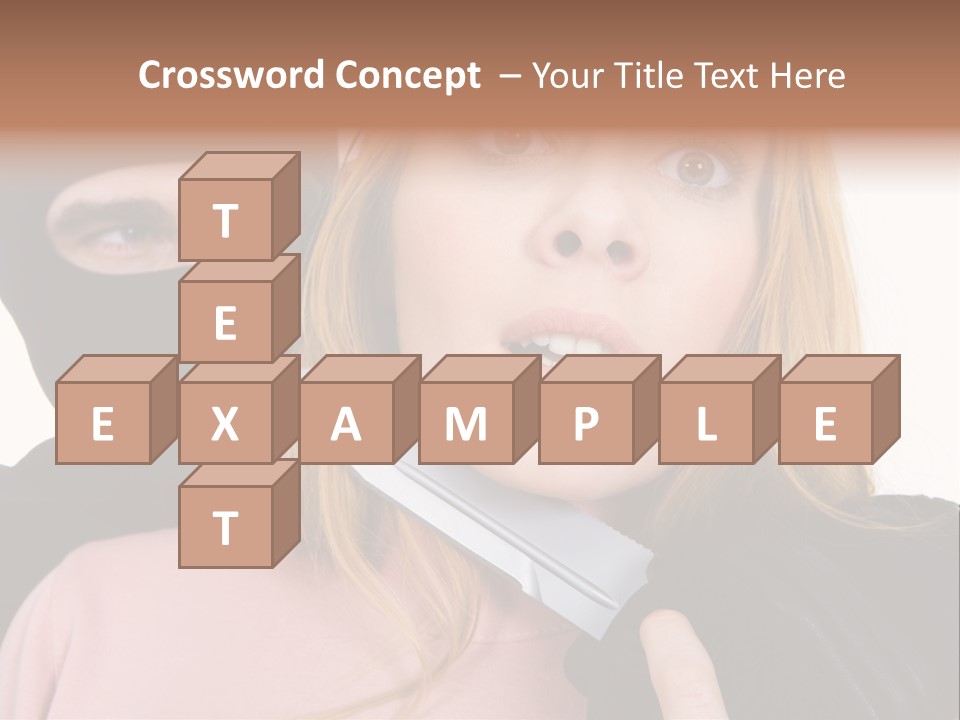 Violence Man Danger PowerPoint Template