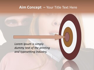 Violence Man Danger PowerPoint Template