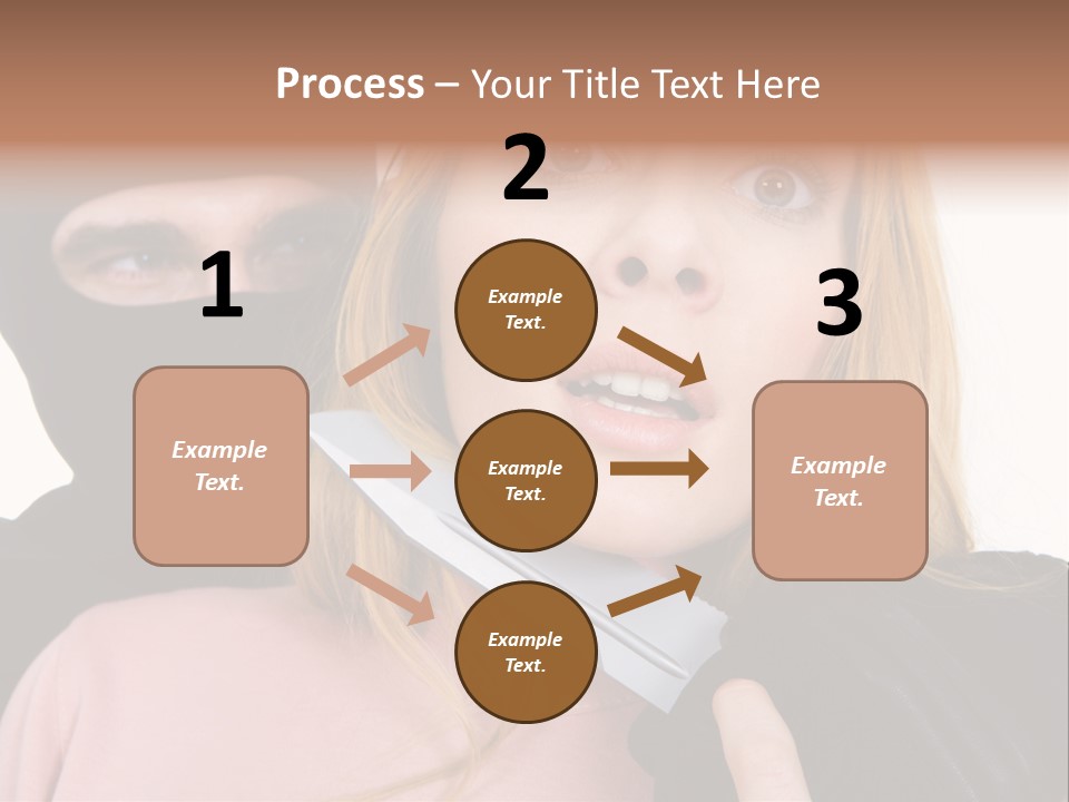 Violence Man Danger PowerPoint Template