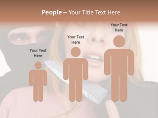 Violence Man Danger PowerPoint Template