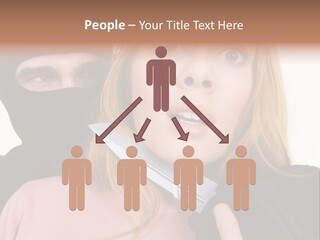 Violence Man Danger PowerPoint Template