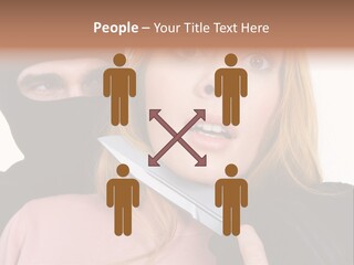 Violence Man Danger PowerPoint Template