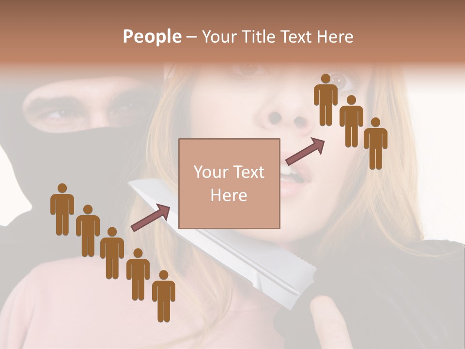 Violence Man Danger PowerPoint Template