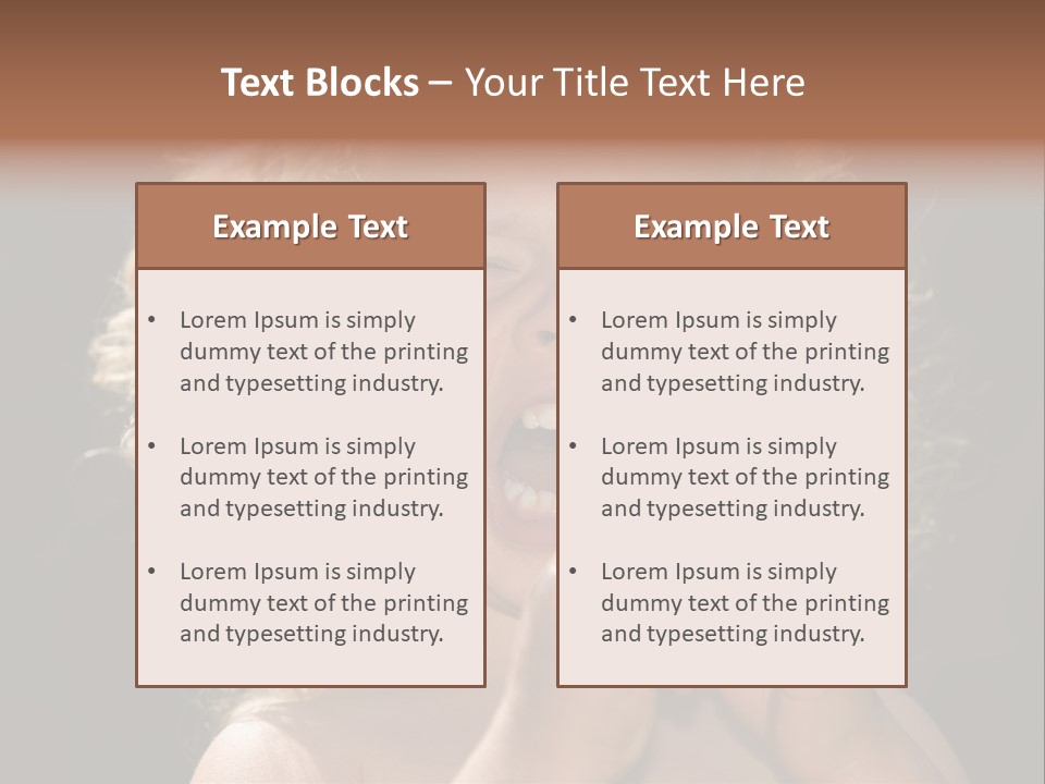 Sunny Touchy Fret PowerPoint Template