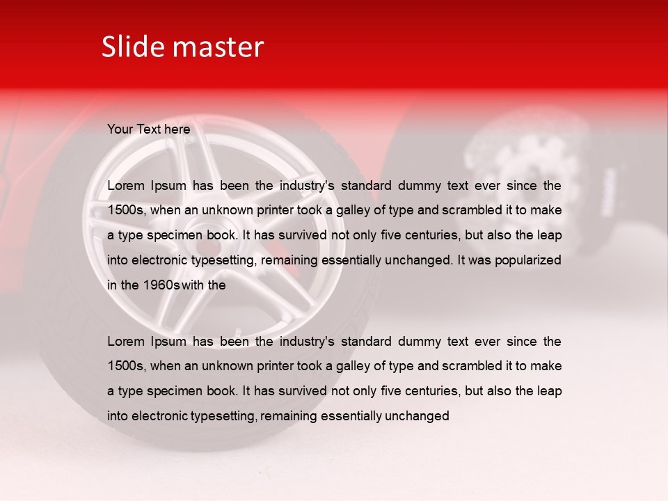 Wheel Row Polish PowerPoint Template