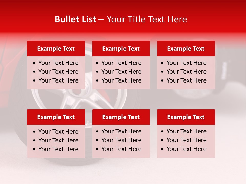 Wheel Row Polish PowerPoint Template