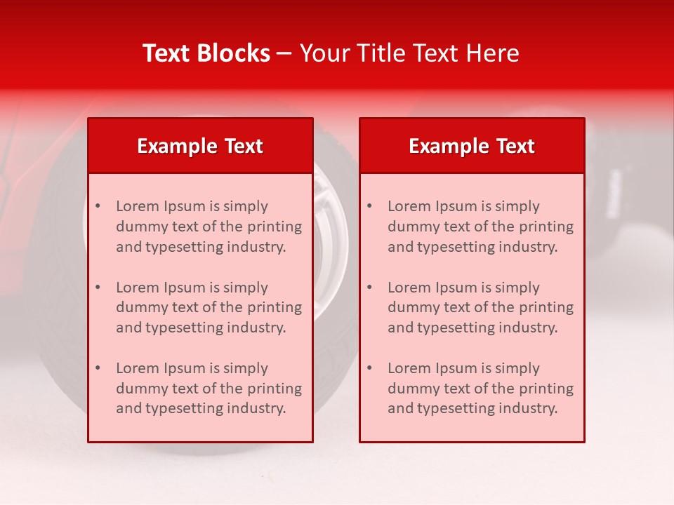 Wheel Row Polish PowerPoint Template