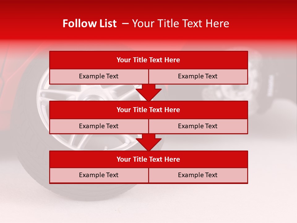 Wheel Row Polish PowerPoint Template